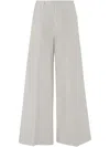 Berwich Nina Stretch Cotton Blend Pants In Weiss