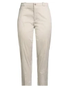 Berwich Woman In  Woman Pants Beige Size 12 Cotton, Elastane In Neutral
