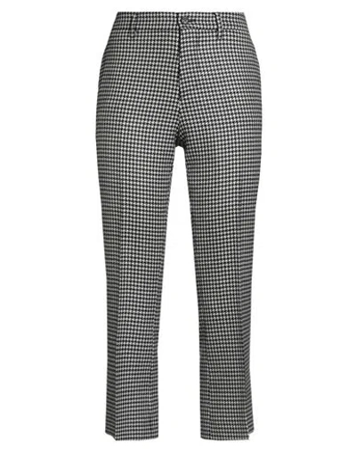 Berwich Woman In  Woman Pants Black Size 2 Virgin Wool In Gray