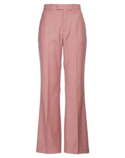 Berwich Woman Pants Antique Rose Size 6 Polyester, Viscose, Elastane In Pink
