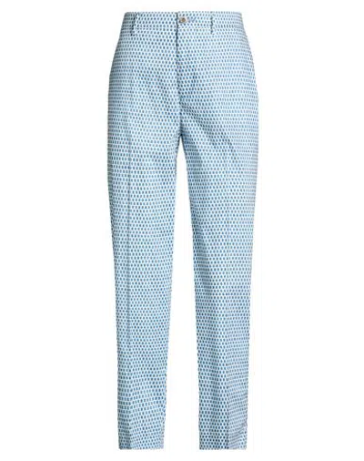 Berwich Woman Pants Azure Size 2 Cotton In Blue