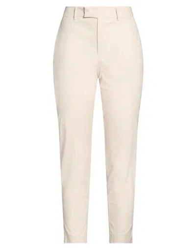 Berwich Woman Pants Beige Size 4 Cotton, Polyamide, Elastane In Neutral