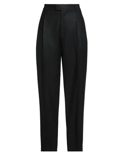 Berwich Woman Pants Black Size 10 Virgin Wool, Viscose, Polyamide, Elastane