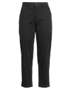 Berwich Woman Pants Black Size 6 Cotton, Elastane