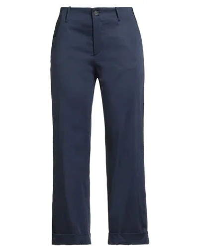 Berwich Woman Pants Blue Size 6 Lyocell, Elastane