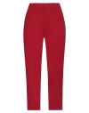 Berwich Woman Pants Brick Size 6 Polyester, Elastane In Red