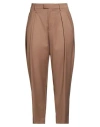 Berwich Woman Pants Brown Size 12 Polyester, Viscose, Elastane