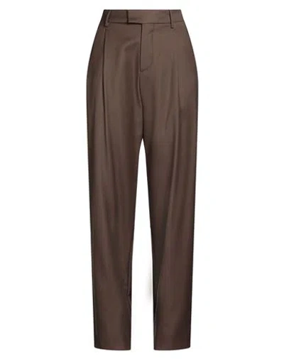 Berwich Woman Pants Brown Size 4 Wool