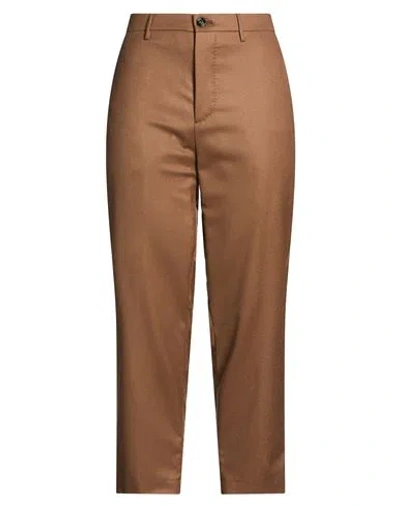 Berwich Woman Pants Brown Size 6 Virgin Wool