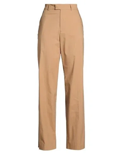 Berwich Woman Pants Camel Size 12 Cotton, Polyamide, Elastane In Sand