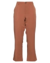 Berwich Woman Pants Camel Size 8 Polyester, Elastane In Neutral
