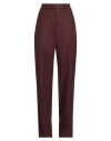 Berwich Woman Pants Chocolate Brown Size 4 Virgin Wool In Multi