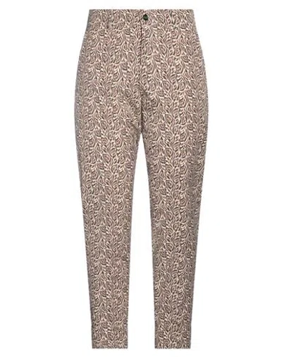 Berwich Woman Pants Cocoa Size 6 Cotton In Brown