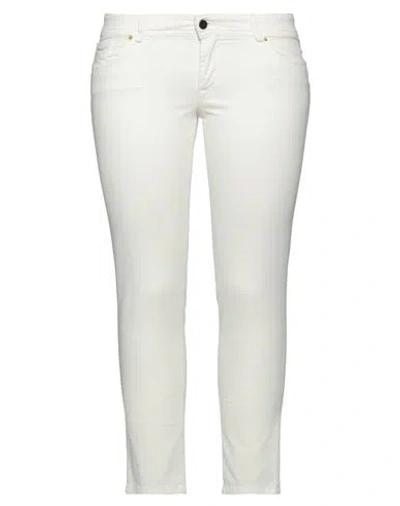 BERWICH BERWICH WOMAN PANTS CREAM SIZE 30 COTTON, ELASTANE