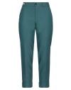 Berwich Woman Pants Deep Teal Size 8 Polyamide, Virgin Wool In Green