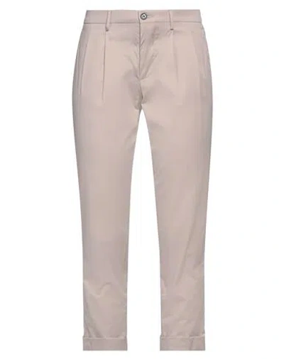 Berwich Woman Pants Taupe Size 6 Cotton, Elastane In Grey