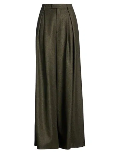 Berwich Woman Pants Green Size 8 Wool