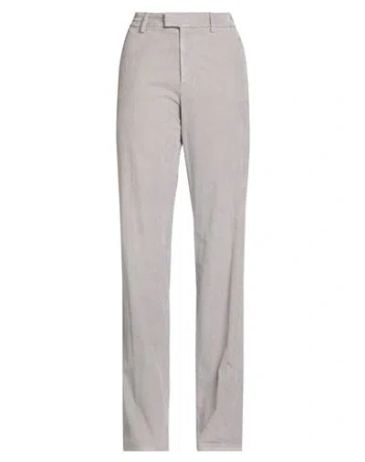 Berwich Woman Pants Grey Size 2 Viscose, Cotton, Elastane In Gray