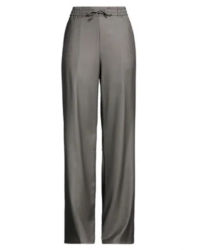 Berwich Woman Pants Grey Size 4 Wool In Multi