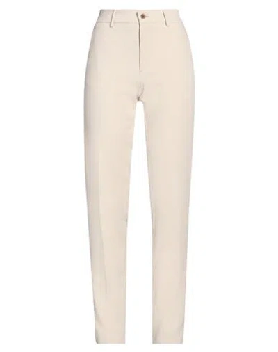 Berwich Woman Pants Ivory Size 6 Polyester, Elastane In White