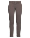 Berwich Woman Pants Khaki Size 4 Cotton, Lyocell, Elastane In Beige