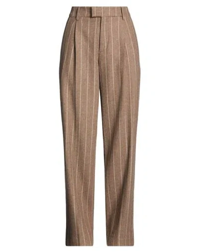 Berwich Woman Pants Light Brown Size 4 Virgin Wool