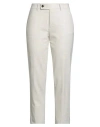 Berwich Woman Pants Light Grey Size 10 Polyester, Virgin Wool, Elastane
