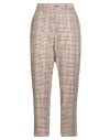 Berwich Woman Pants Light Pink Size 10 Polyester, Viscose In Pink