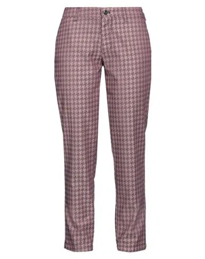 Berwich Woman Pants Light Purple Size 4 Polyamide, Cotton, Elastane