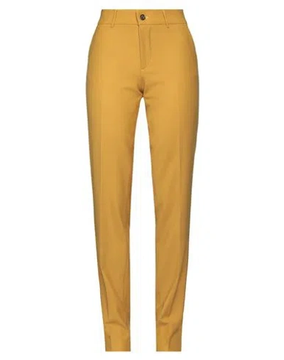 Berwich Woman Pants Marigold Size 2 Polyester, Virgin Wool, Elastane