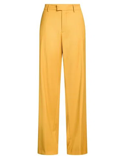 Berwich Woman Pants Marigold Size 8 Polyester, Viscose, Elastane In Blue