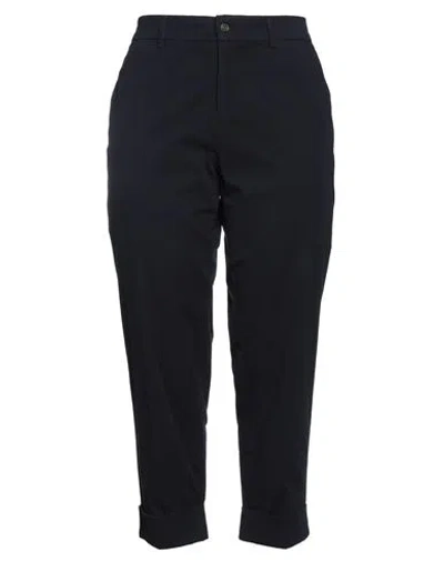 Berwich Woman Pants Midnight Blue Size 6 Cotton, Elastane