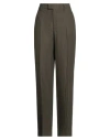 Berwich Woman Pants Military Green Size 8 Linen