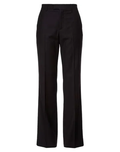 Berwich Woman Pants Navy Size 10 Polyester, Viscose, Elastane In Black