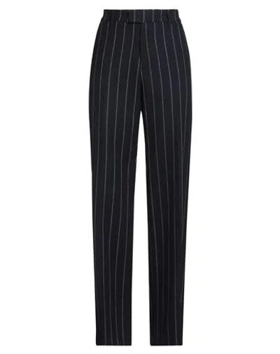 Berwich Woman Pants Navy Size 8 Virgin Wool In Blue