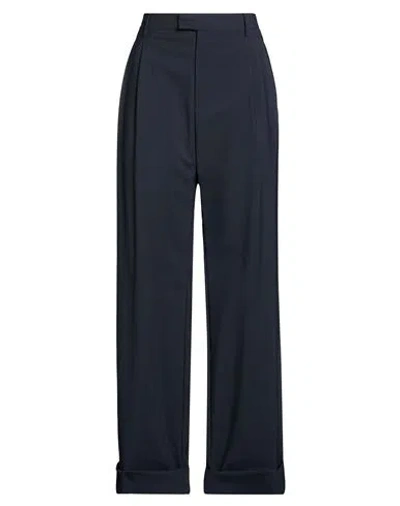 Berwich Woman Pants Navy Size 8 Virgin Wool, Elastane