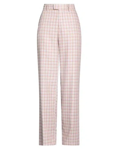 Berwich Woman Pants Pink Size 2 Polyester, Viscose