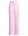 Berwich Woman Pants Pink Size 8 Viscose, Linen In Pink