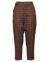 Berwich Woman Pants Rust Size 4 Polyester, Virgin Wool, Elastane In Red