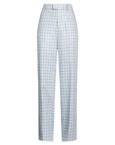 Berwich Woman Pants Sky Blue Size 2 Polyester, Viscose