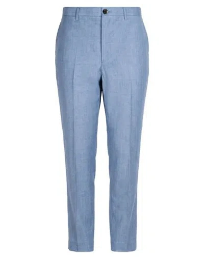 Berwich Woman Pants Slate Blue Size 10 Virgin Wool, Cashmere, Elastane