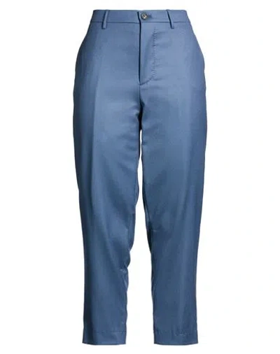 Berwich Woman Pants Slate Blue Size 2 Virgin Wool