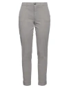 Berwich Woman Pants Taupe Size 6 Cotton, Lyocell, Elastane In Grey