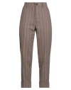 Berwich Woman Pants Taupe Size 6 Virgin Wool In Multi