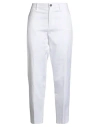 Berwich Trousers Back Pockets Belt Loops Side Pockets In White