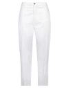 Berwich Trousers Back Pockets Belt Loops Side Pockets In White