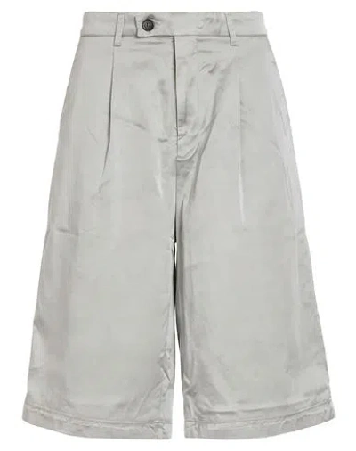 Berwich Woman Shorts & Bermuda Shorts Grey Size 2 Cotton, Viscose, Elastane In Gray