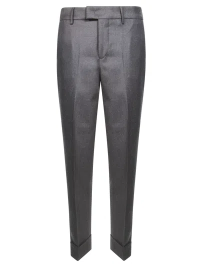 Berwich Women's Comfort Waist Pants With Hem Pleat In Marrone