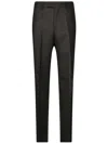 Berwich Check-pattern Wool Tailored Pants In Gray