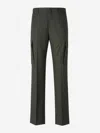 Berwich Wool Trousers In Green